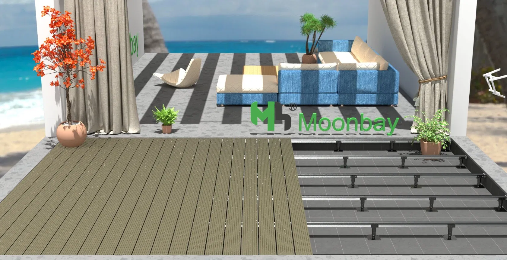 Anti-UV A1/A2 Fire Rated Paving Pedestal with Flooring Support