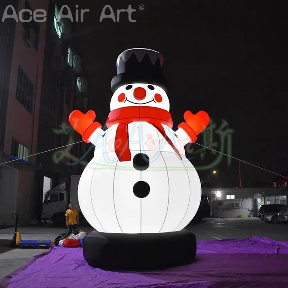 Outdoors Giant 6mh Inflatable Snowman for Merry Christmas Home Yard Garden Decoration