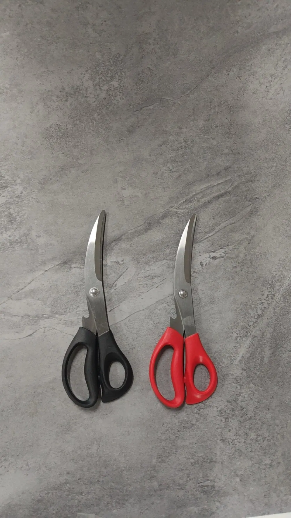304 Stainless Steel Scissors Black Red Korean Bulgogi Sea Food Meat Serving Scissors