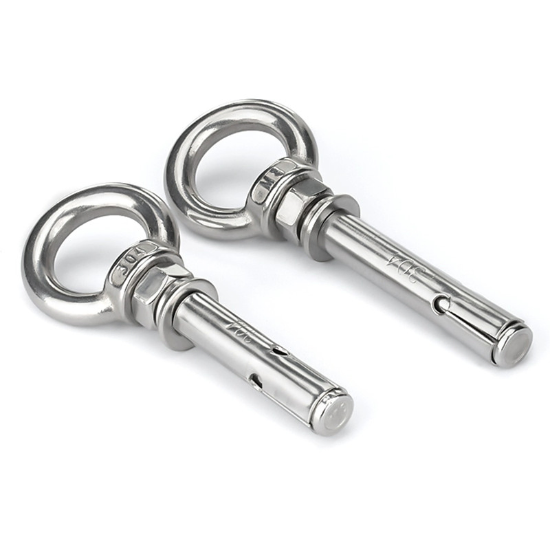 Heavy Duty Chrome Steel Concrete Expansion Bolt Lifting Eye Bolt Hook Anchor