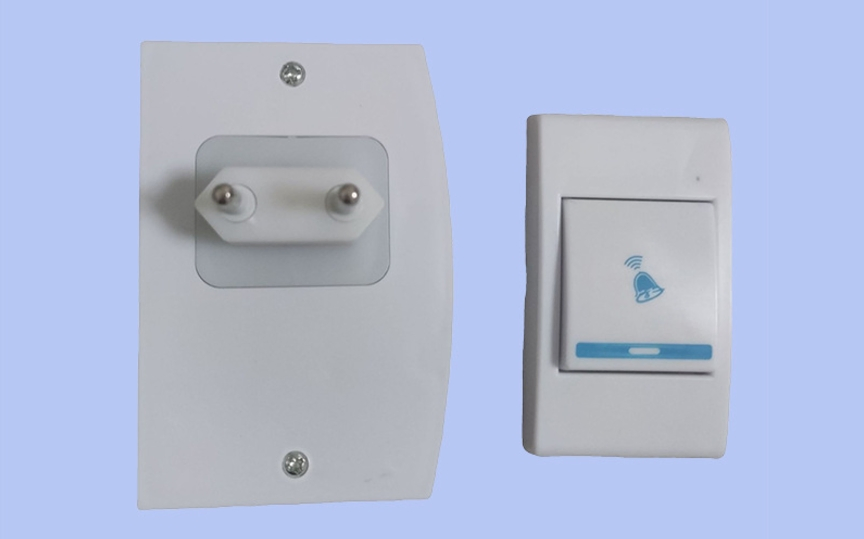 Stylish Wireless Doorbell with Rechargeable Battery for Home Use