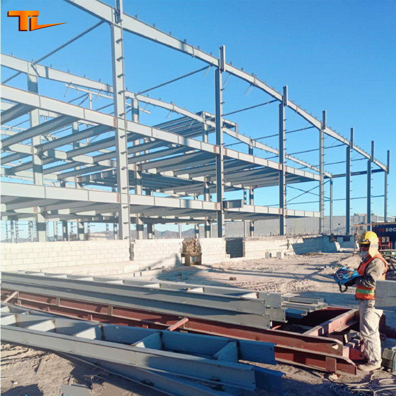 Steel Structure High-Rise Office Building Prefabricated Industrial Workshop Hangar