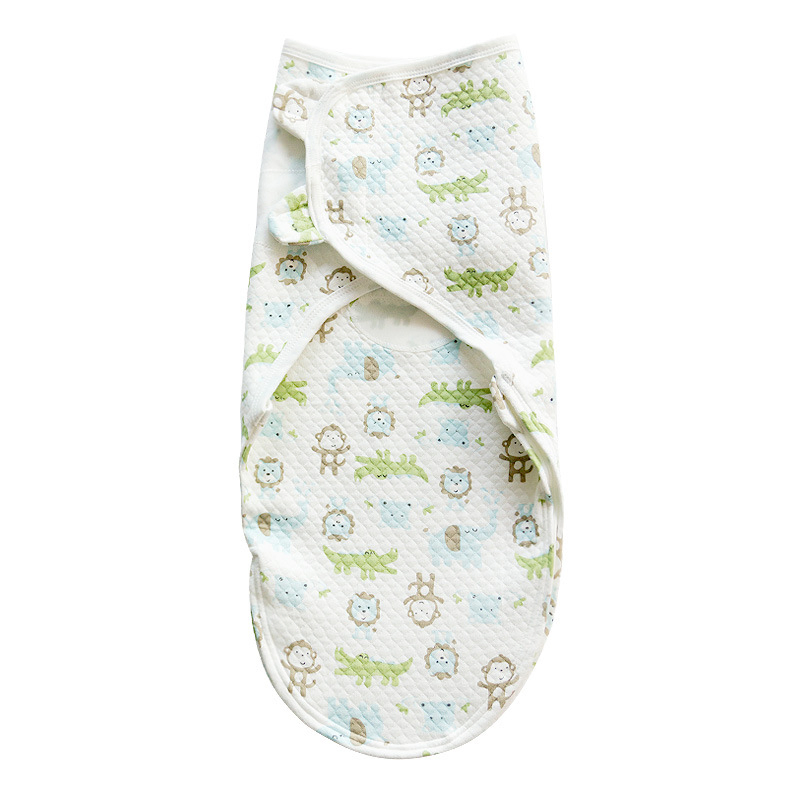 Adjustable Sleep Wrap Baby Swaddle Blanket for Unisex Infant, Soft Cotton Swaddling Sack