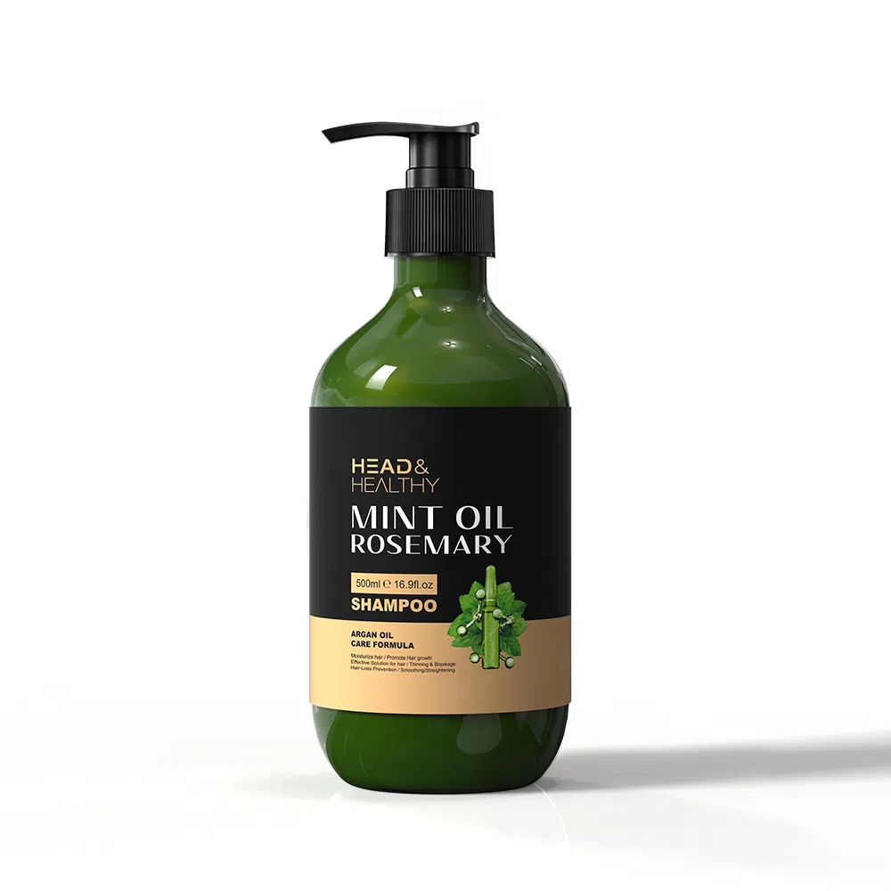 Shihuanuo Rosemary Mint Hair Set: Shampoo, Conditioner, Leave-in Gel, Home Use, Smooth