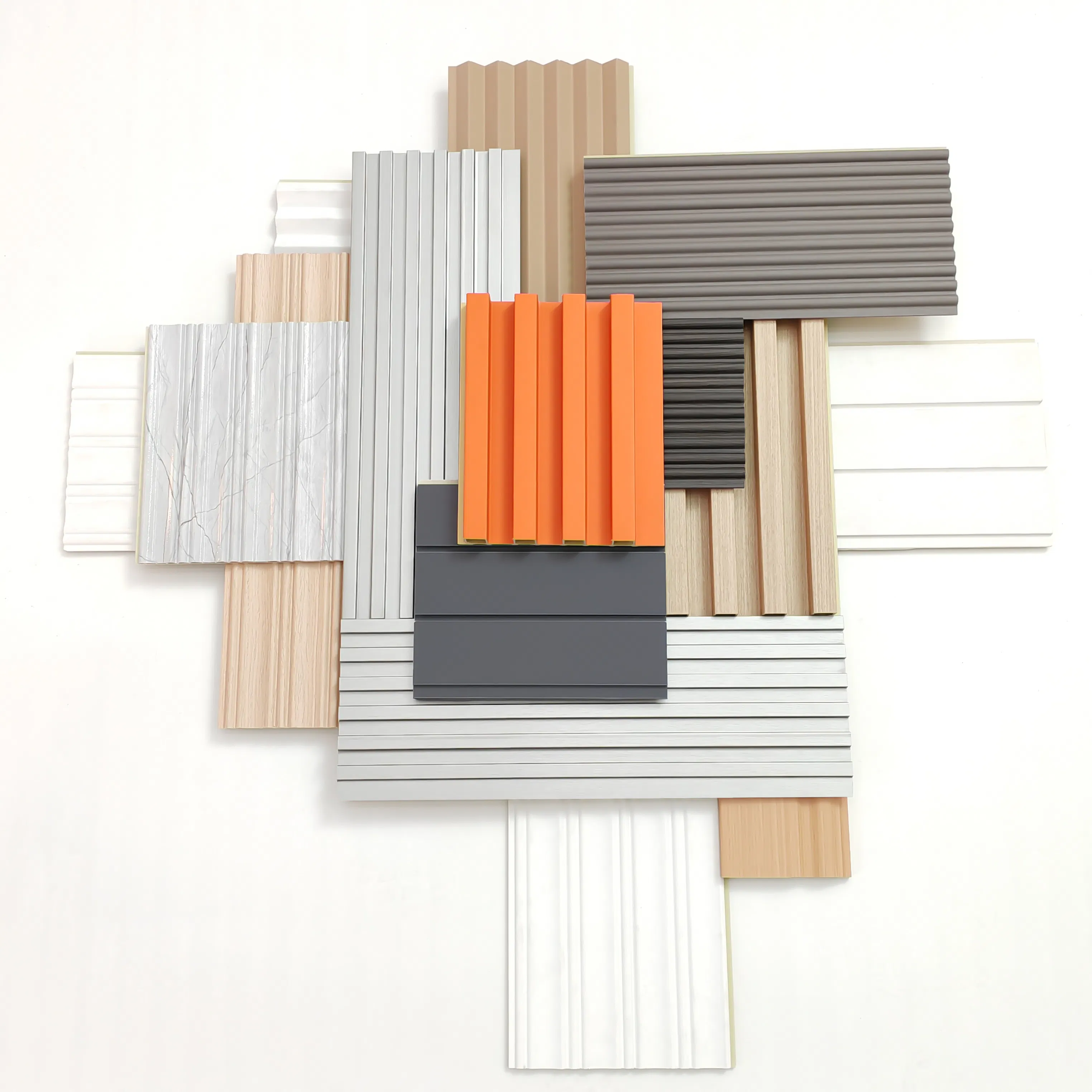 Custom Decorative Wall Panels for Luxurious Indoor WPC Spaces Wood Veneer Carbon Crystal Board, Seamless Wall Panel, Paint-Free Wood Veneer