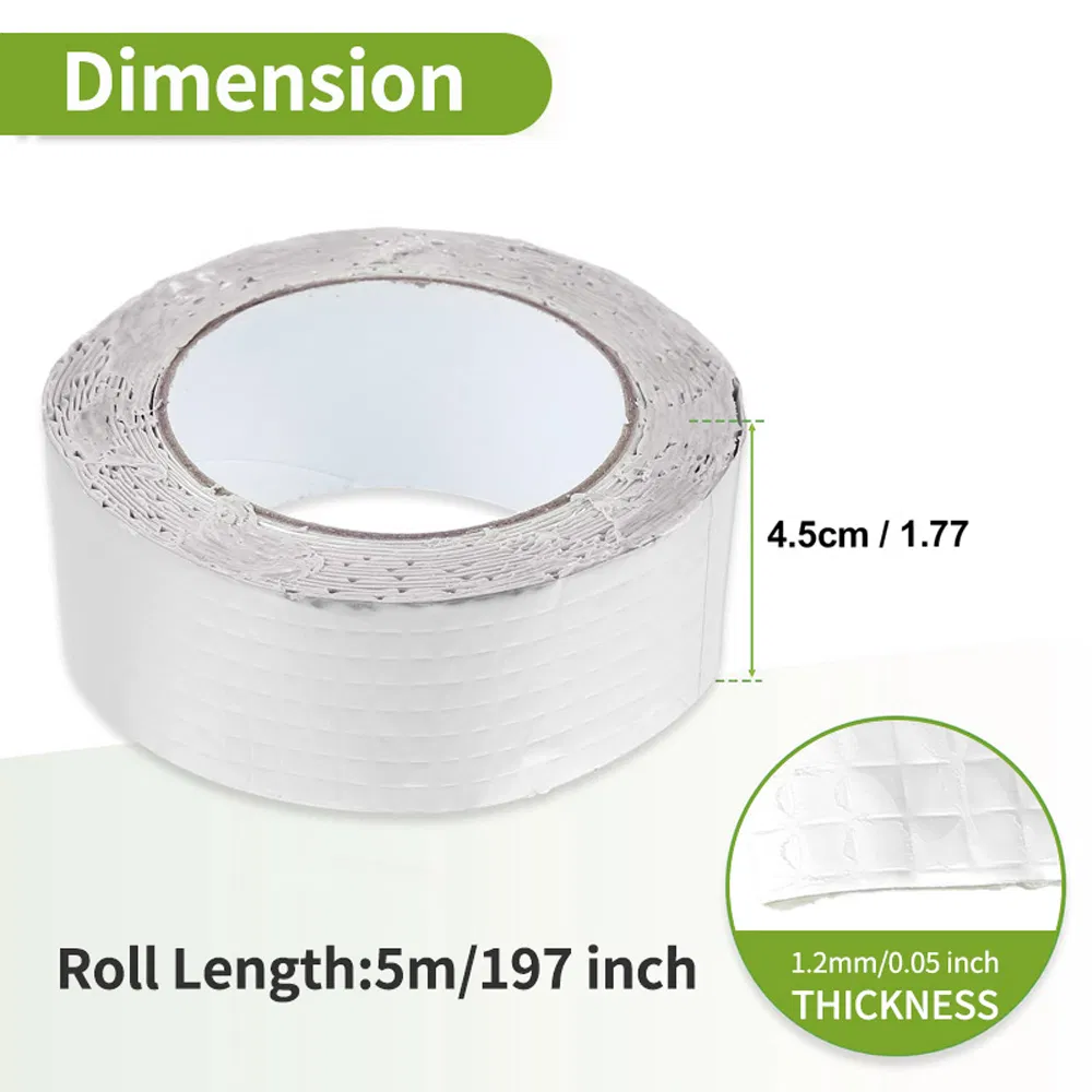 Premium Waterproof Aluminum Foil Butyl Rubber Sealant Tape