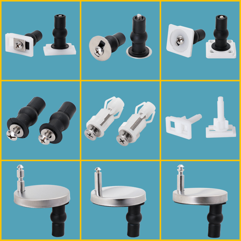 Toilet Seat Accessories Cover Plate Screw Connectors Universal Toilet Seat Installation and Fixing Expansion Screws