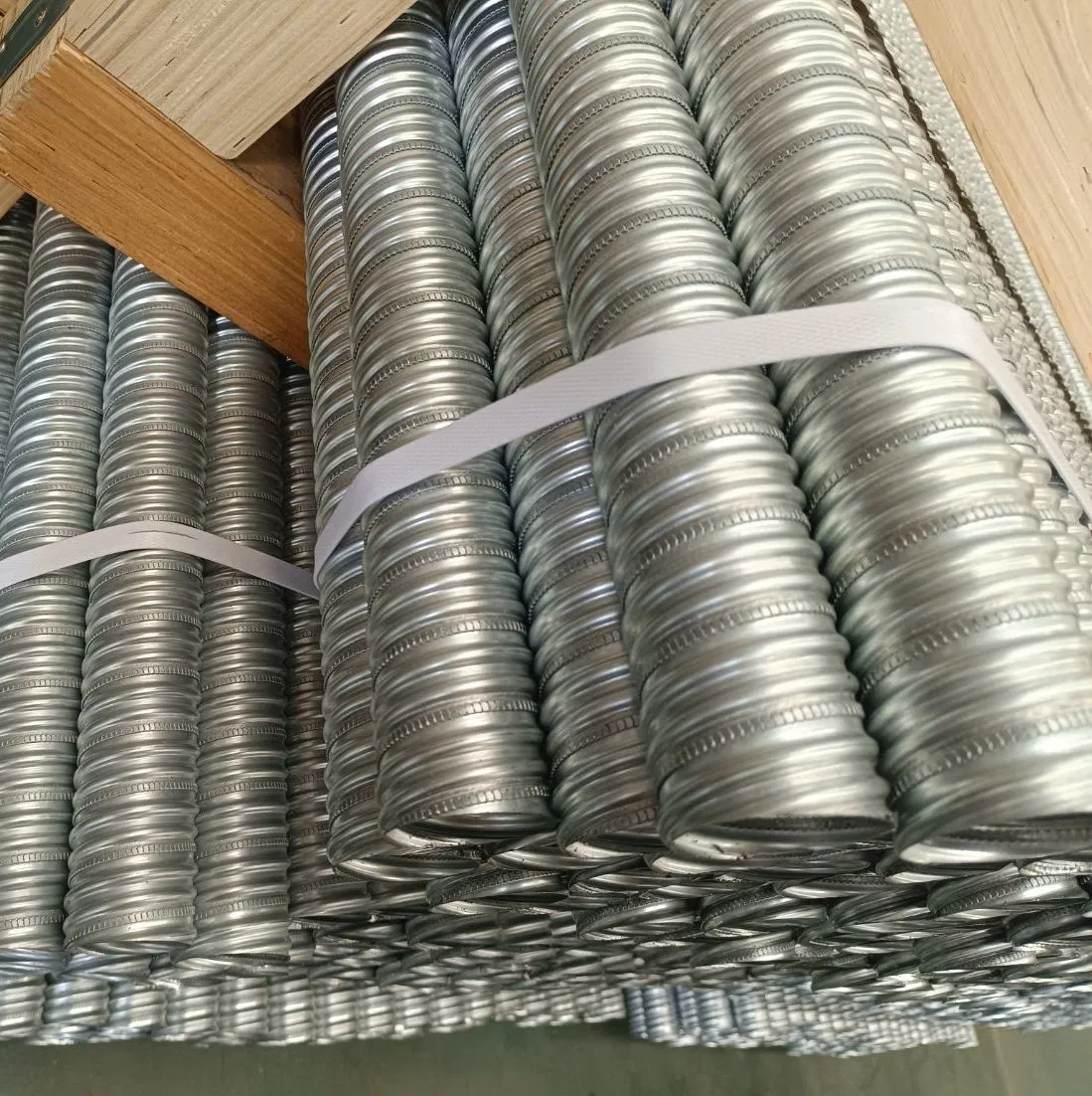 Post Tension Round Metal Material Galvanized Corrugated Duct