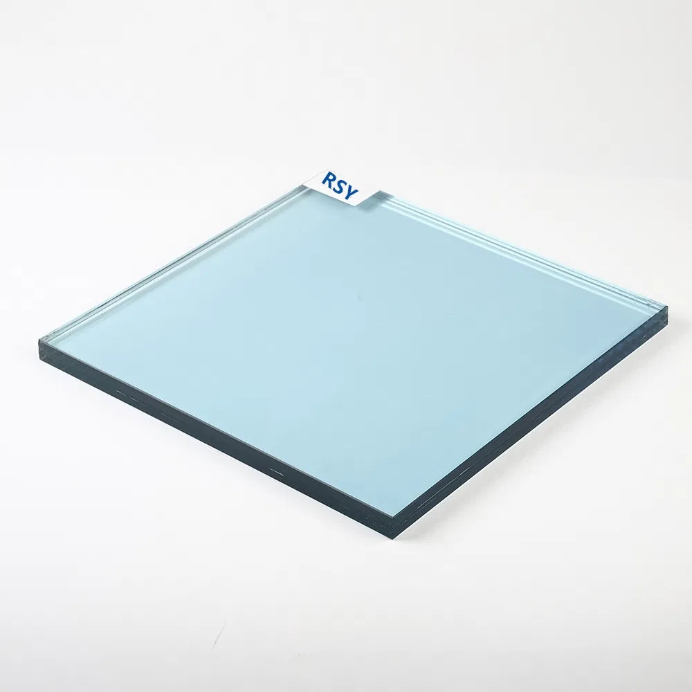 Ocean Blue Safety Laminated Glass for Building Construction