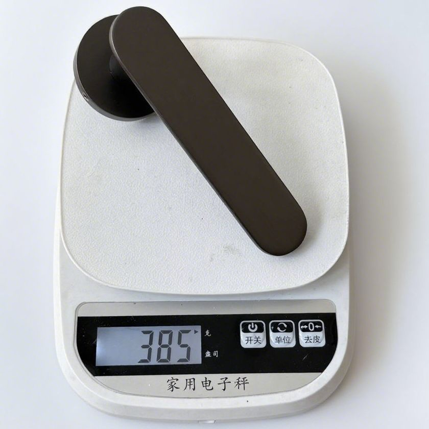 Modern Simple Solid Zinc Alloy Silent Split Door Lock Handle