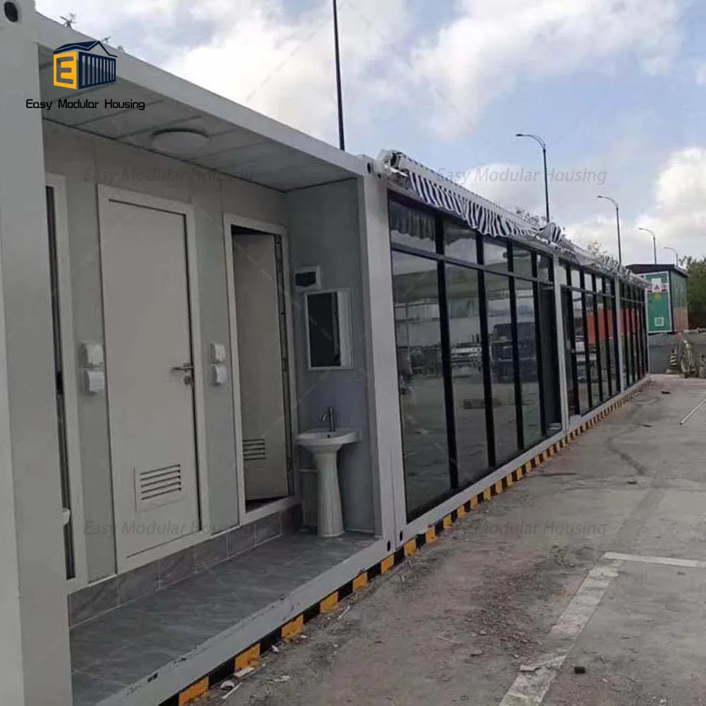 Residential Hotel Temporary Farm Luxury Tiny Sunshine Glass Container House Garden Shed Steel Structure Villa Home Prefab