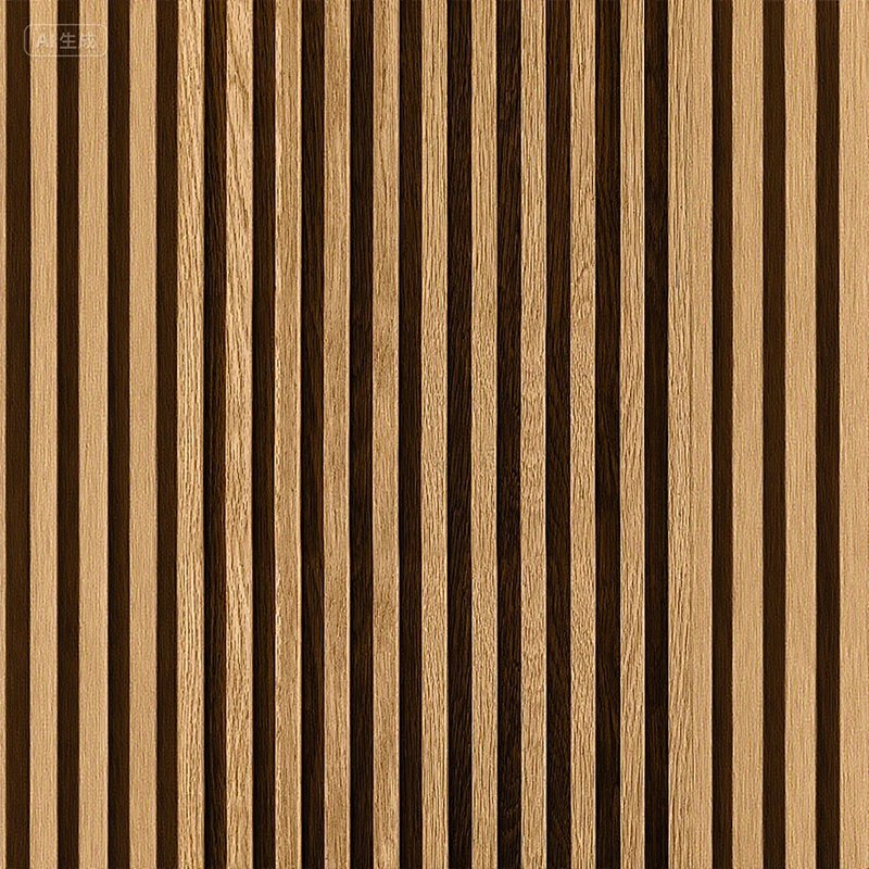 Classic Beige MDF Acoustic Wall Panels, Soundproofing Wood Paneling for Interiors