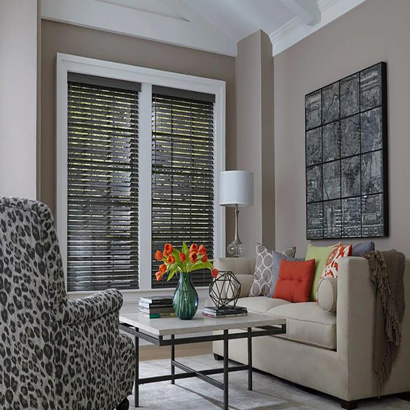 Horizontal Cordless Blinds Cost-Effective PVC Plantation Shutter Window Components