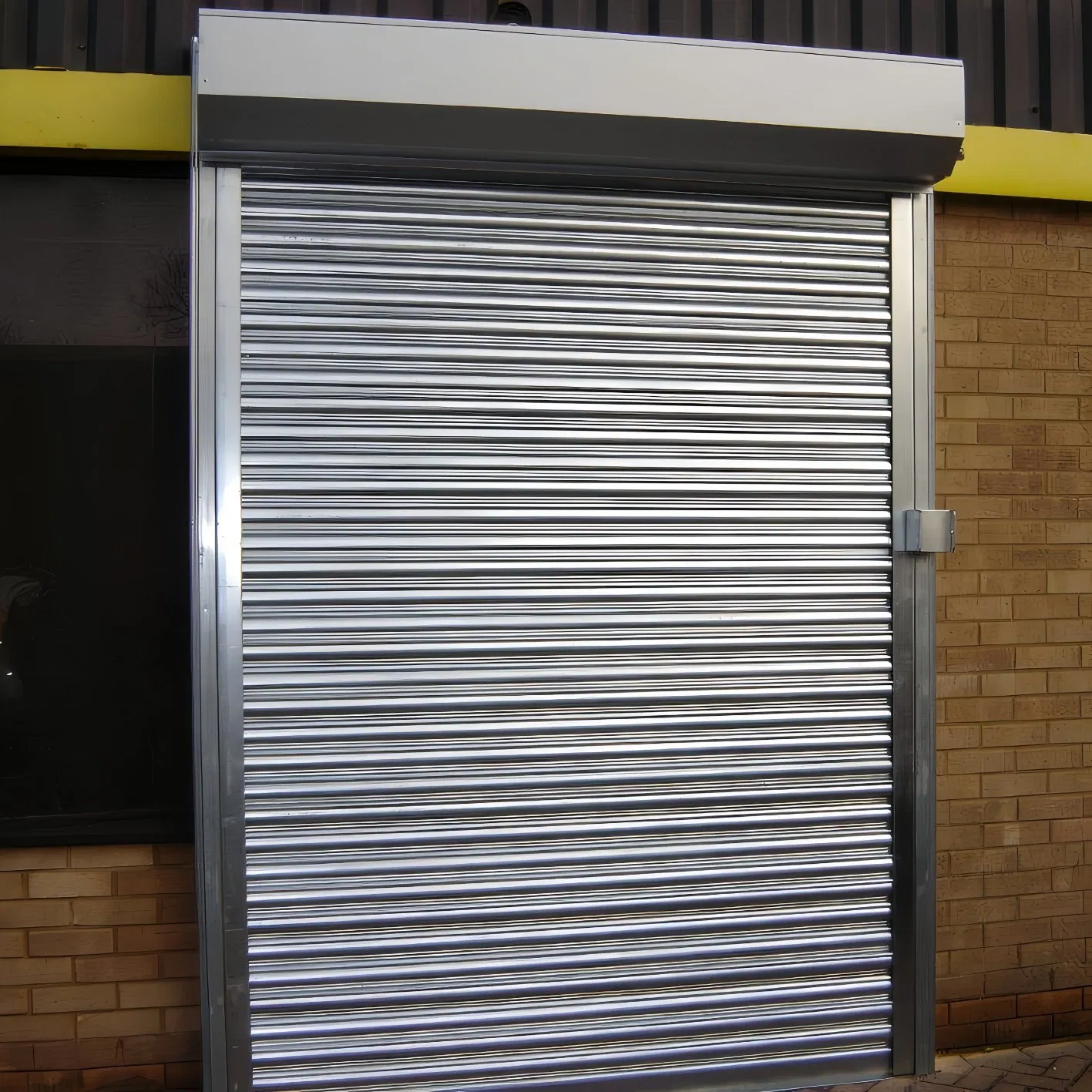 New Metal Roll up Doors Hurricane Proof 304ss Stainless Steel Roller Shutter Garage Door Warehouse Exterior Rolling Door