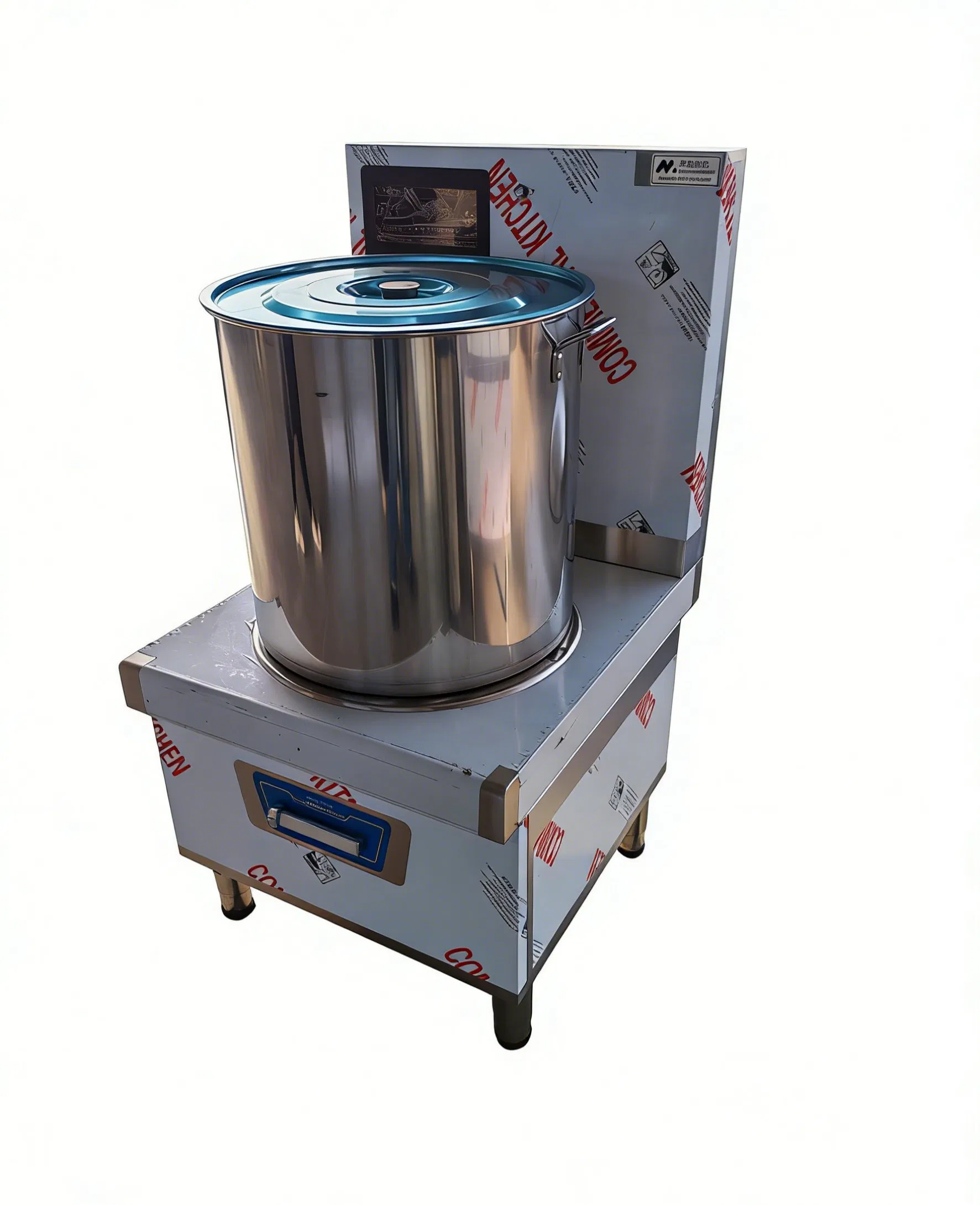 Industrial Single-Head Kitchen Stainless Steel Electromagnetic Low-Sodium Cooking Stove