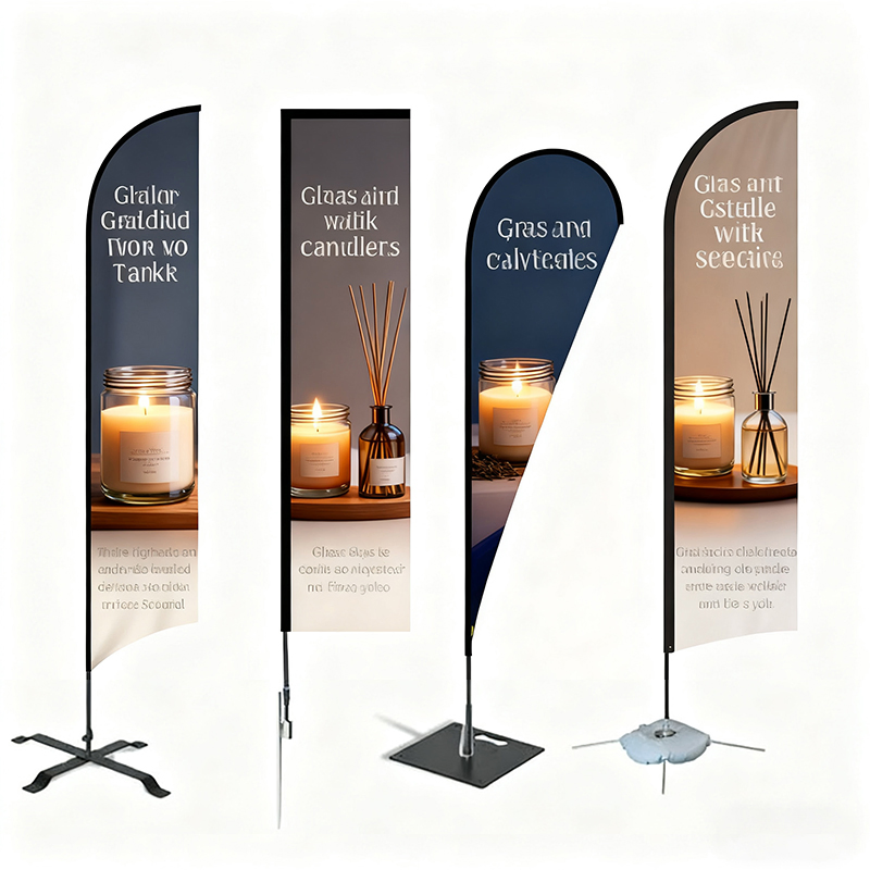 Complete Feather Flag Kit with Ground Spike for Events