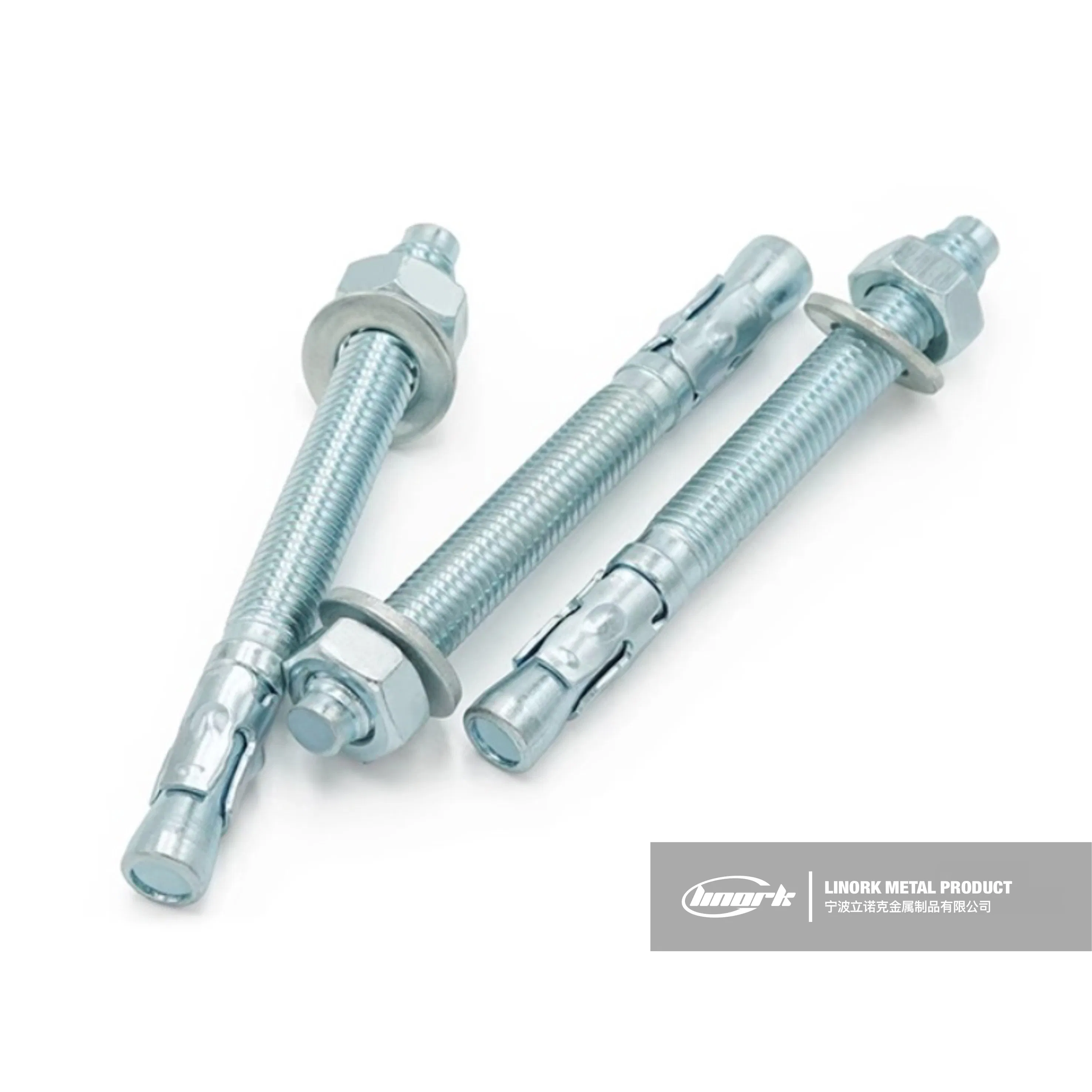 Wholesale Price High Quality Expansion Wedge Blue Zinc Anchor Plated Screw Bolt