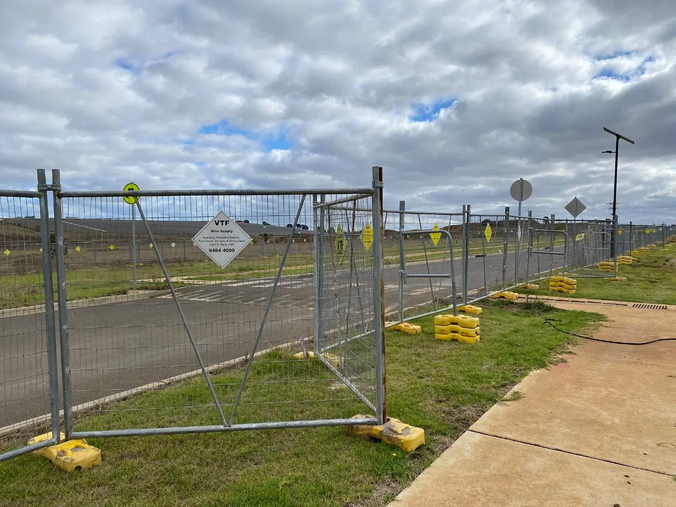 600m Temporary Fence Panel Combo/Welded Anti-Climb Mesh Fence
