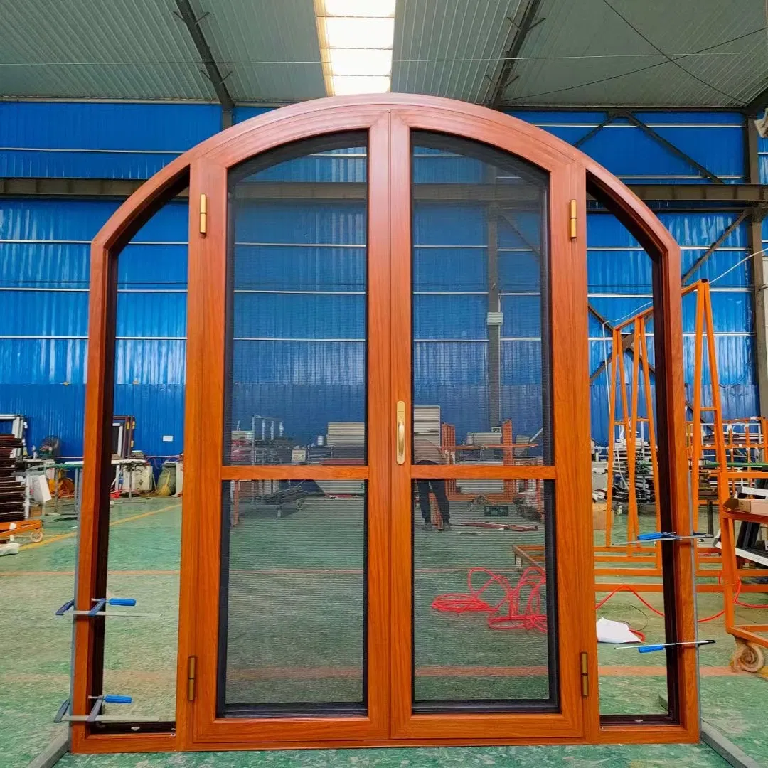 European Design Interior Double Glazing Glass Casement Door and Window for House