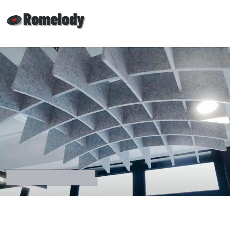 Stylish Acoustic Ceiling Panel with LED Lampshade for Pets