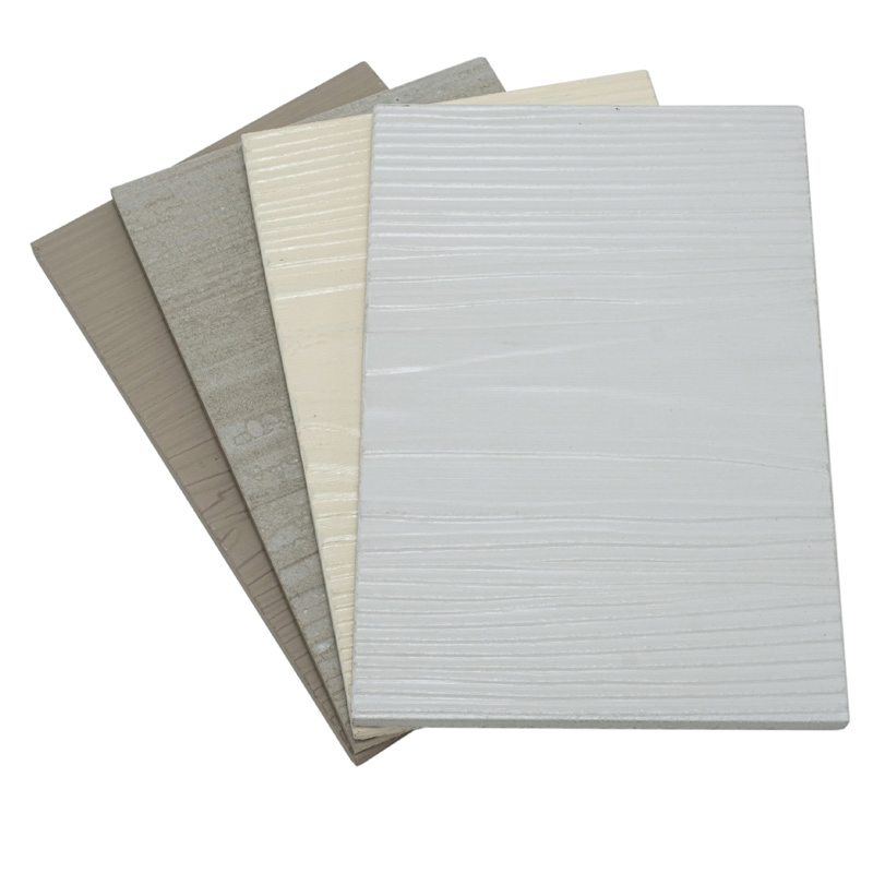 Waterproof Wood Grain Fiber Cement Outdoor Insulated Siding Panels Exterior Wall