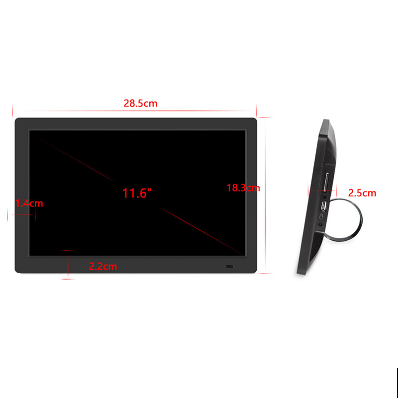 11.6-Inch Full-Screen IPS Digital Picture Frame Advertising Electronic Photo Frame Video Player