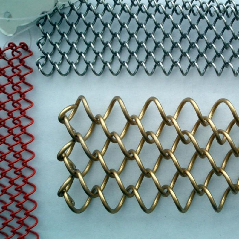 Aluminum Metal Cascade Coil Drapery Shade Curtain for Decoration and Protection