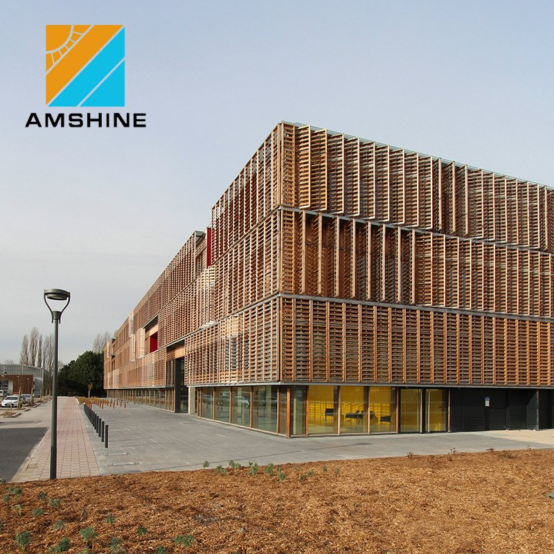 PVDF Coating Aluminum Metal Louver Office Building Decoration