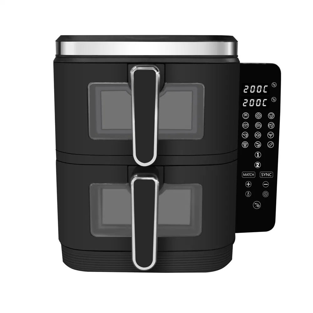 11L Large Capacity Smart Digital Control Air Fryer Oven with Dual Drawer and Overheat Protection