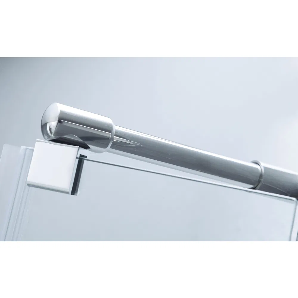 Popular Design 6mm Single Roller Sliding Bathroom Shower Door Frameless Tempered Glass Shower Room Cabin