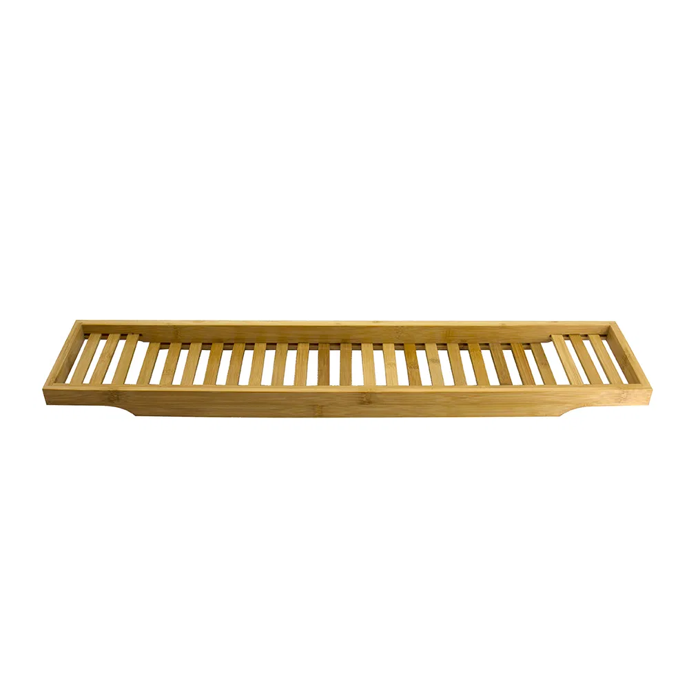 Modern Design Bamboo Bath Caddy Tray