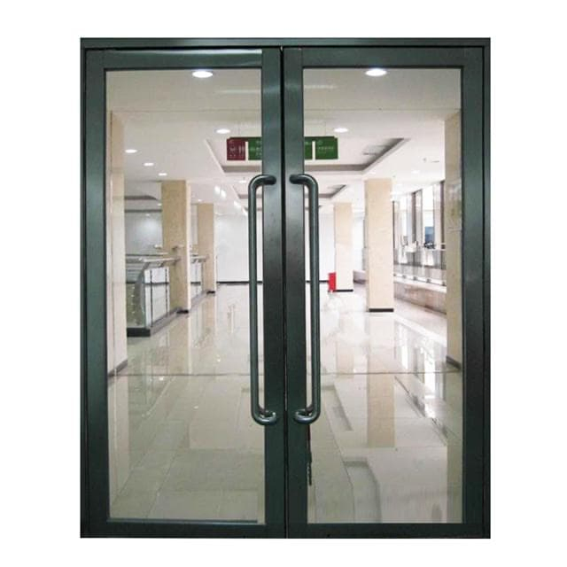 Glass Metal Modern Room Home Rated Fire Resistant Doors Steel Fire Proof Exit Door