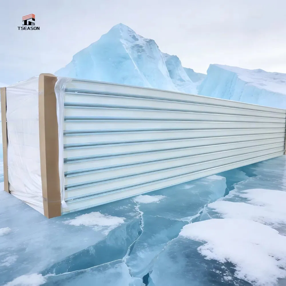 Eco-Friendly/Thermal Insulation/Fireproof Polyurethane (PU) Sandwich Panels for Cold Room Steel Structure Buildings