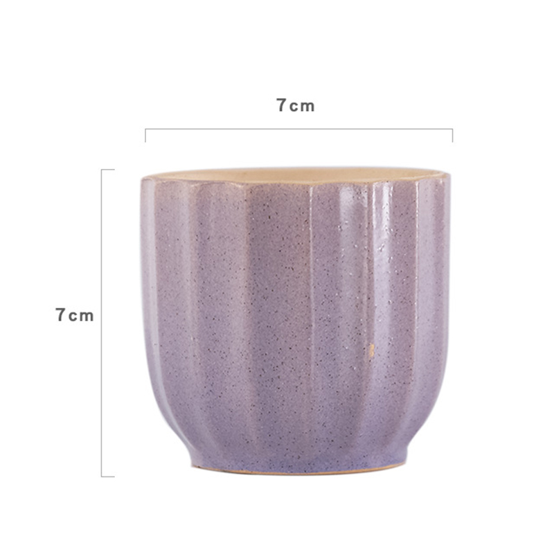 Горшки керамические многоцветные для дома сада