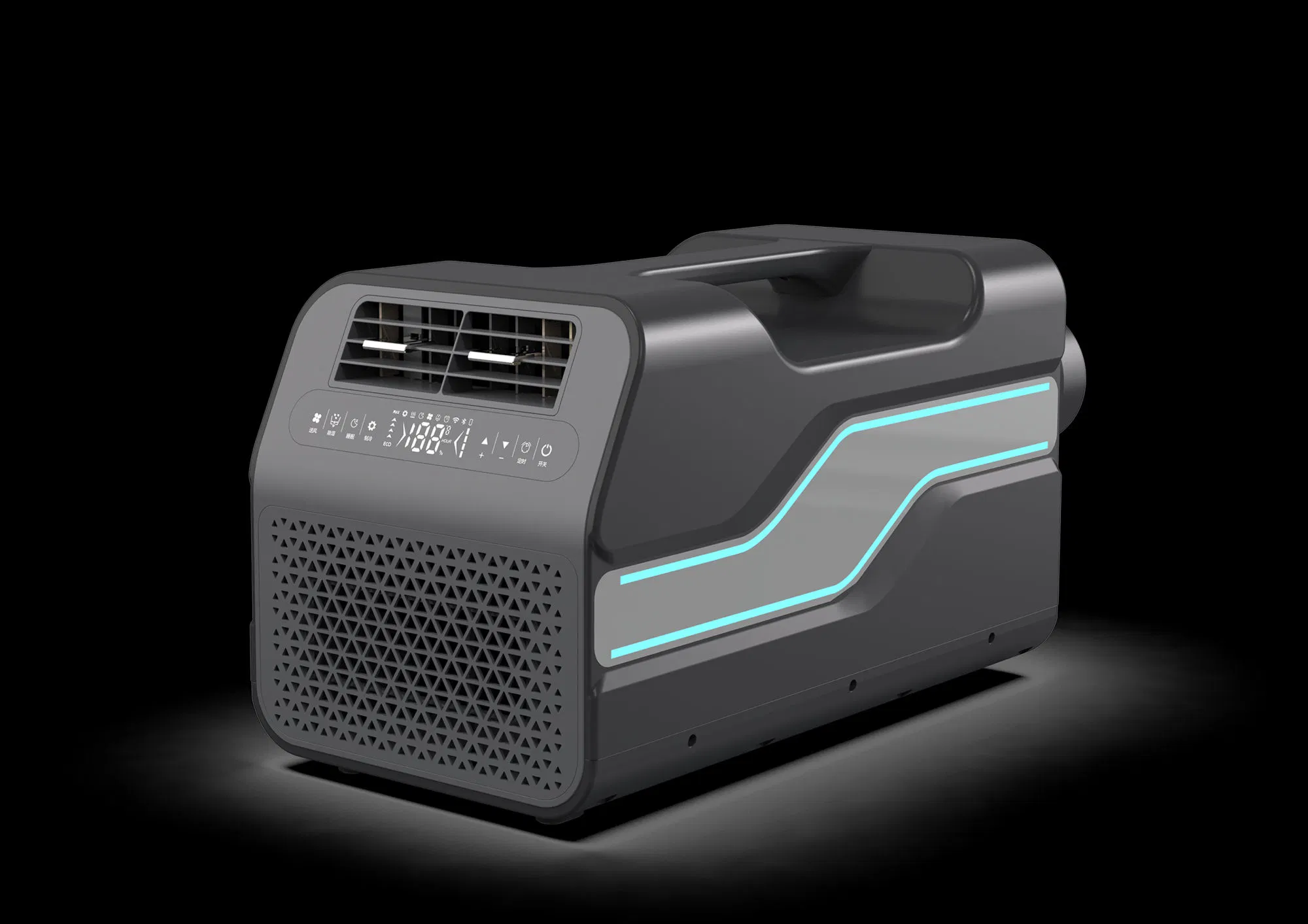 Portable Electric Air Conditioning Home Window Small Tent Car Outdoor Garage Camping Air Conditioner