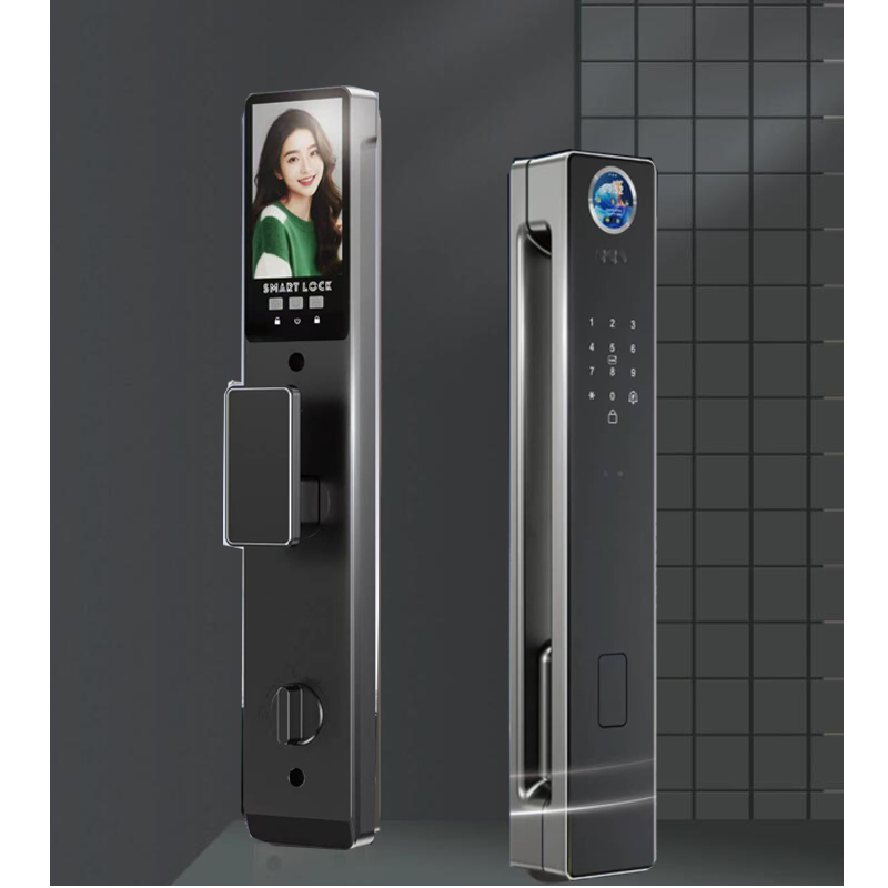 3D Face Unlock Real Time Intercom Smart Door Lock