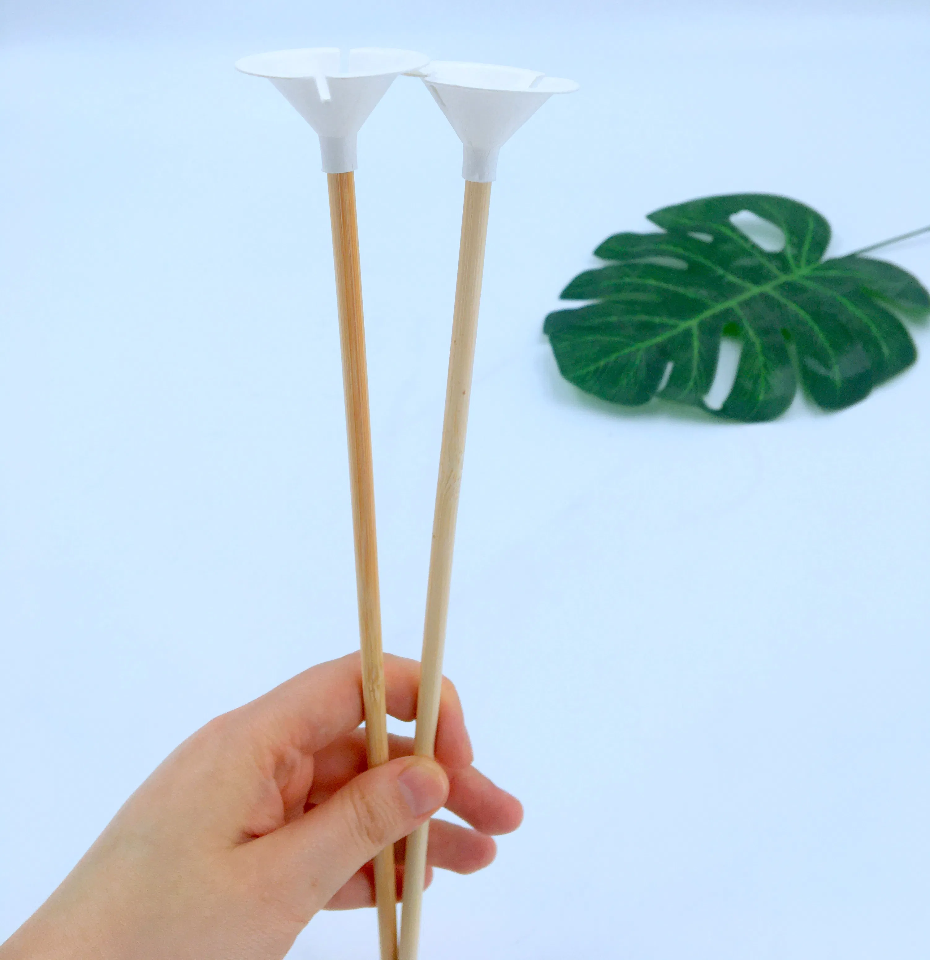Eco Paper Balloons Sticks with Balloon Holders for Anniversary Wedding Birthday Party Decoration