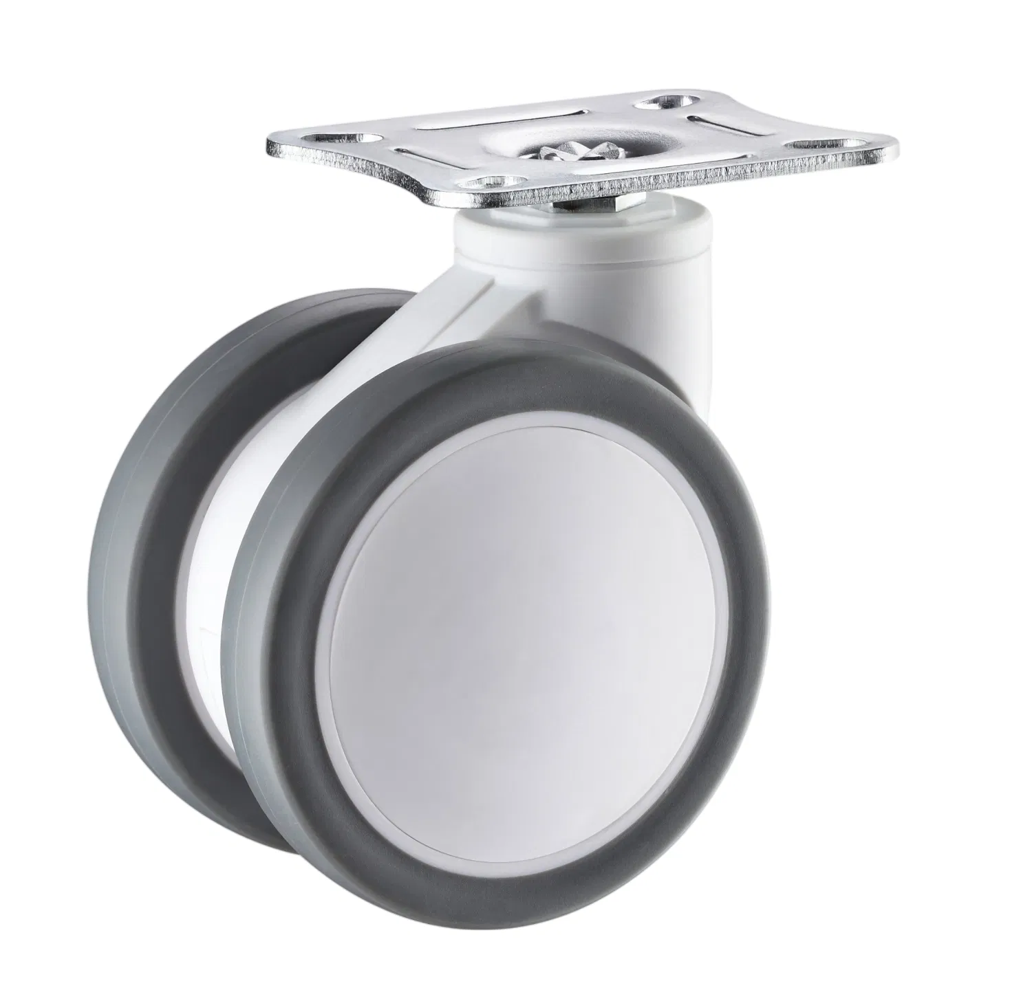 Silent Mobility Eco-Friendly Double Wheel Medical Caster for Healthcare Equipment