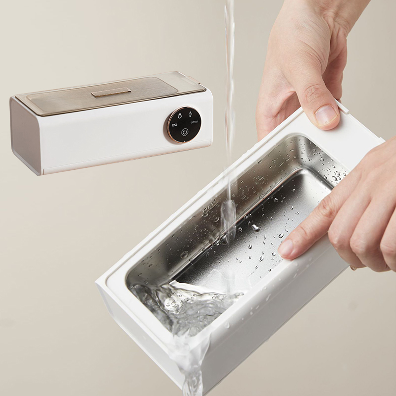 Portable Mini Ultrasonic Cleaner for Jewelry & Eyeglasses