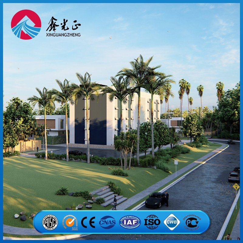 Robust Construction Multi Functional Pipe Support Mounting System Metal Prefab/Prefabricated Steel Structure Multi-Story/High-Rise Office Building