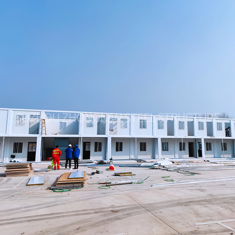 Suzhou Double Storey Prefab Modern Steel House for Hospital/Classroom/Staff Dorm