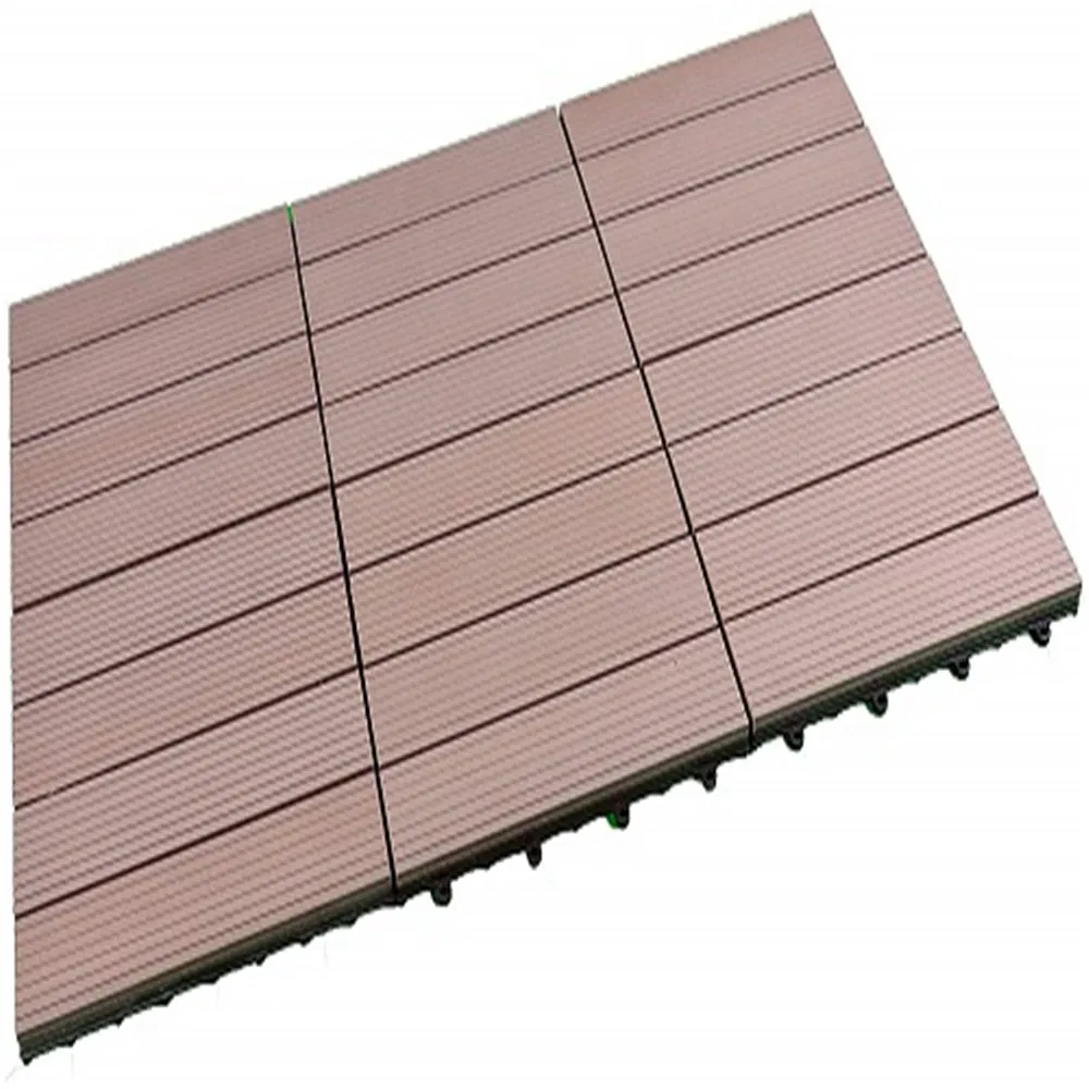Synthetic Wood Plastic Composite/WPC Outdoor Decking Floor Tiles