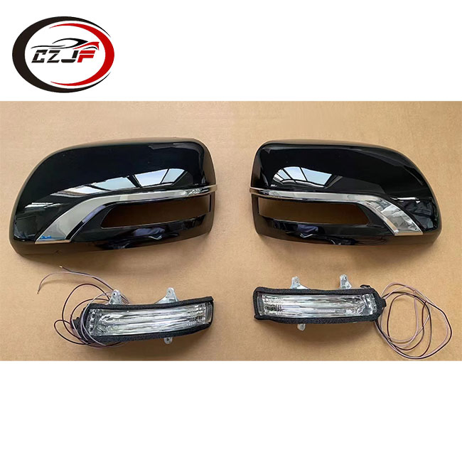 Боковые зеркала заднего вида с LED-подсветкой для Toyota Land Cruiser LC 2016