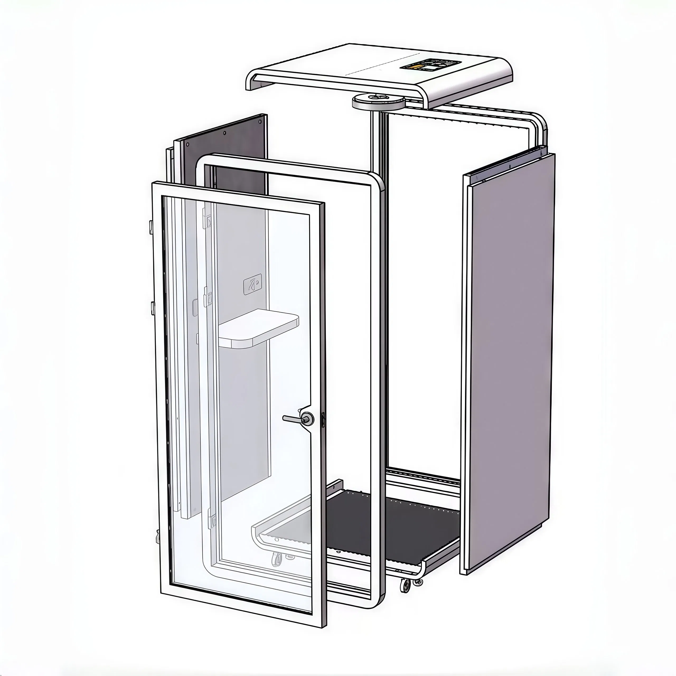 Premium Silence Booth Extendable Sound Isolation Pod for Hotels and Offices Soundproof Booth