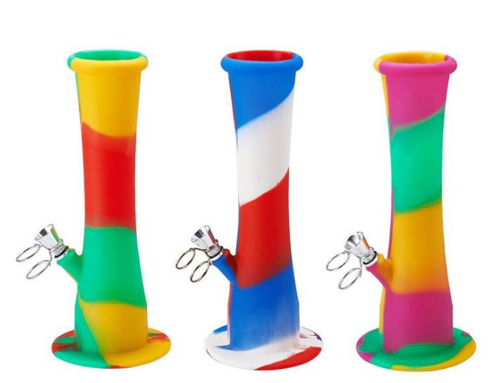 Multi-Color Wholesale Factory Simple Shape Silicone Smoking Pipe