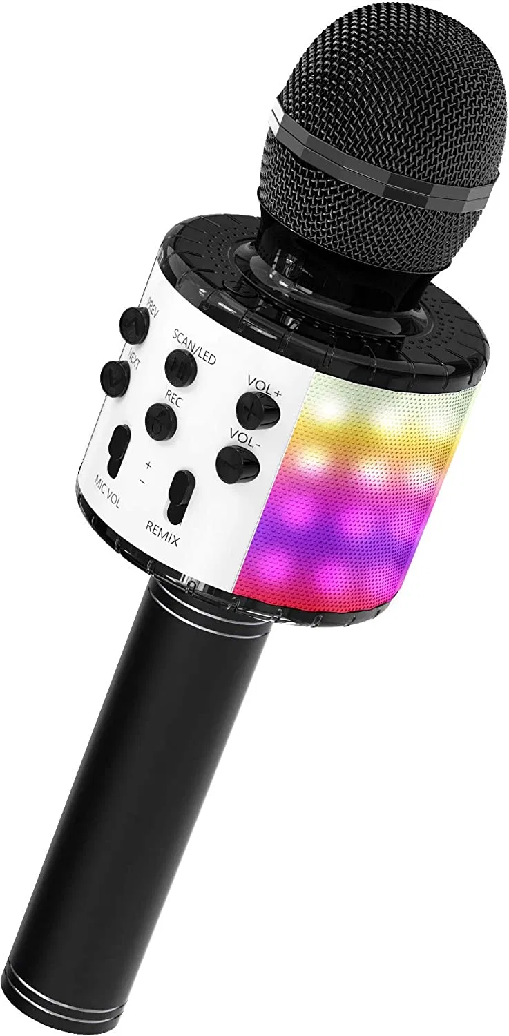 Multi-Functional Rich Sounding Wireless Karaoke Speaker Kid Microphone
