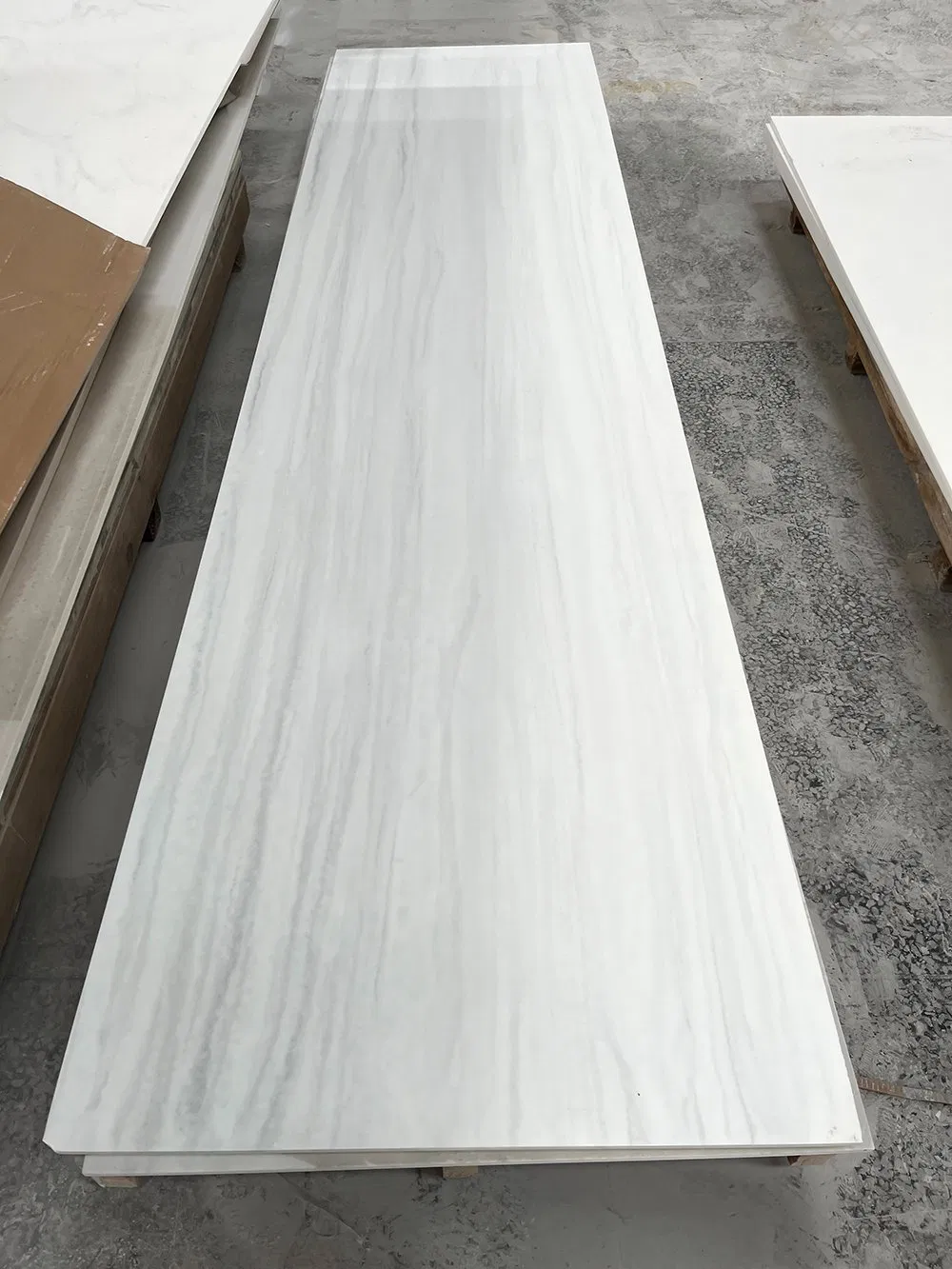 Jazz White Artificial Marble Acrylic Solid Surface Slab