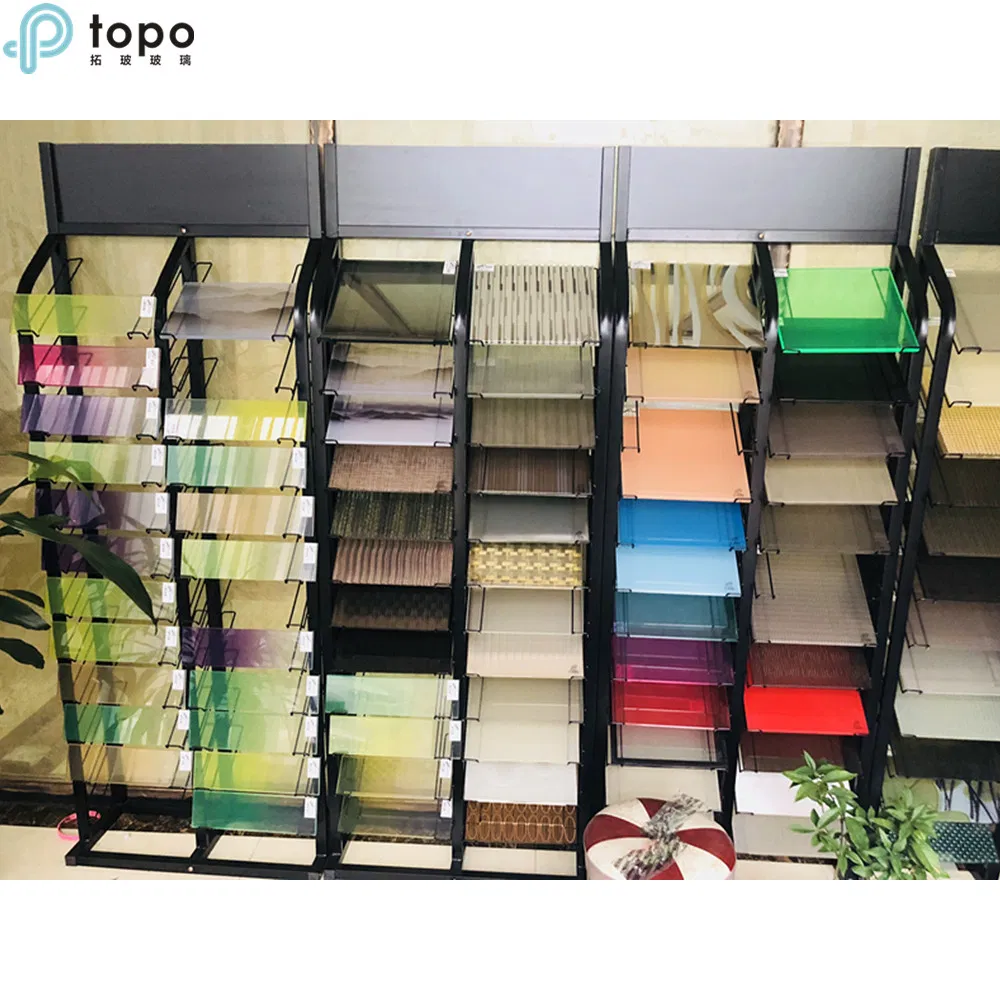 Wholesale Gradient Orange Safety Laminated Building Glass for Construction (LG-TP)