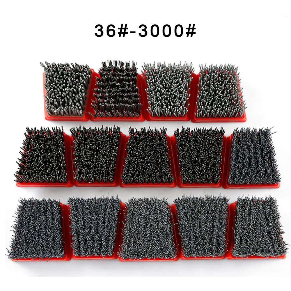 Diamond Abrasive Polishing Brushes Fickert Strong Steel Wire Brushes for Polishing Antique Granite/Marble