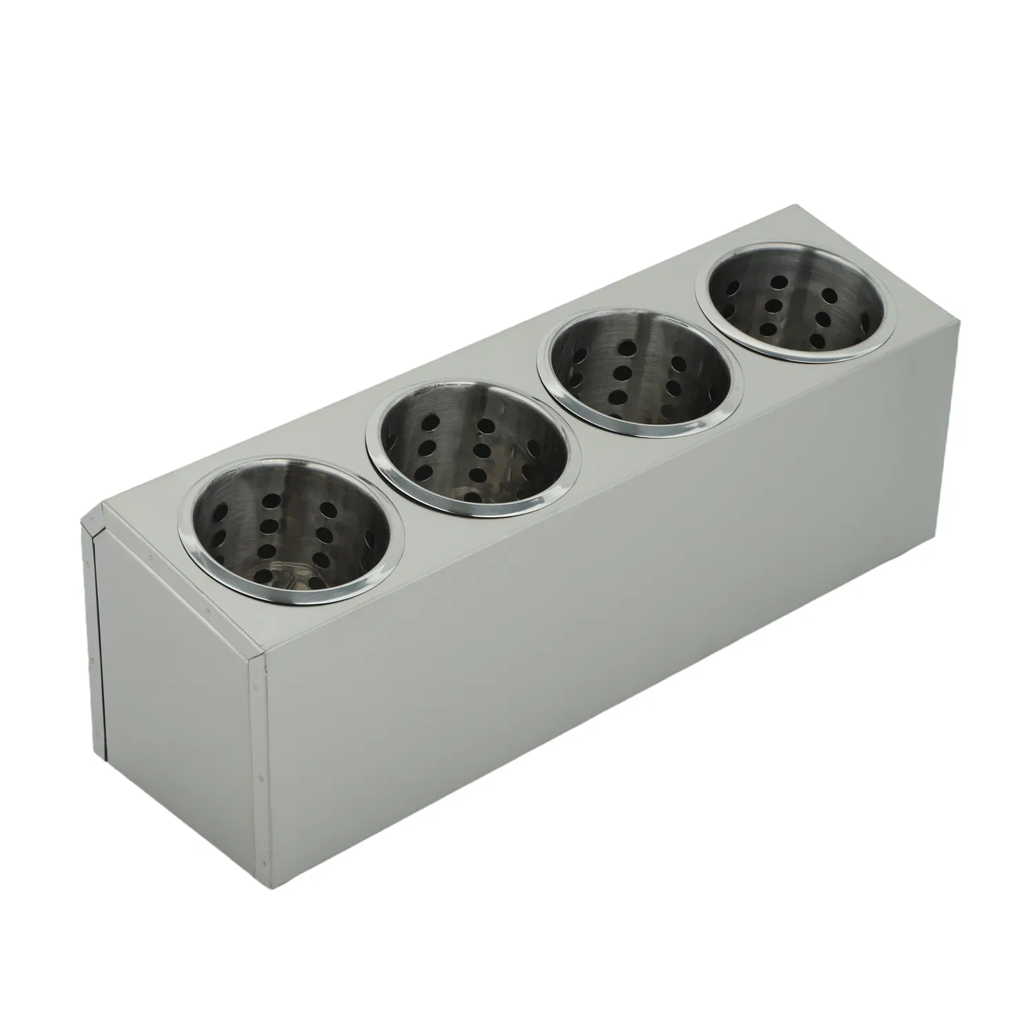 Factory Stainless Steel Spoon and Fork Storage Holder Buffet Restaurant Cutlery Organizer